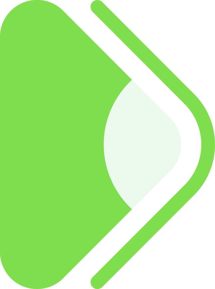 Arrow Flat Right Flat Element Design vector
