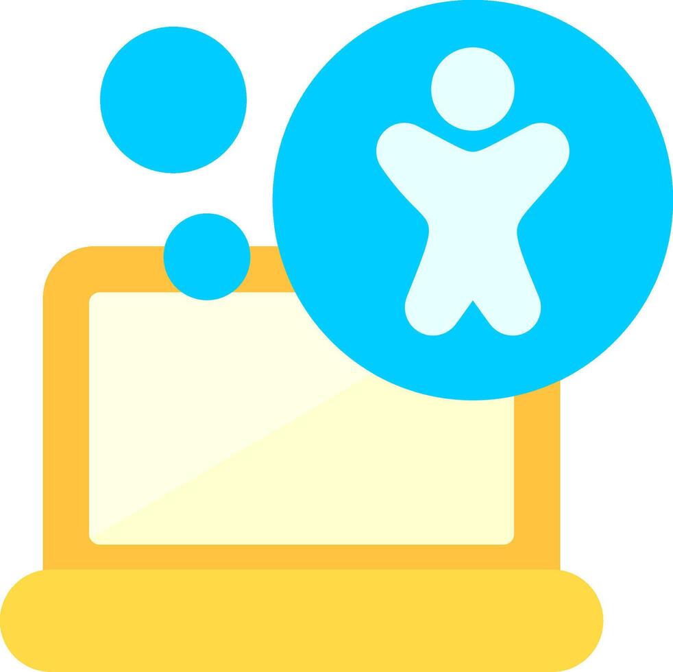 Accessibility Flat Element Style vector