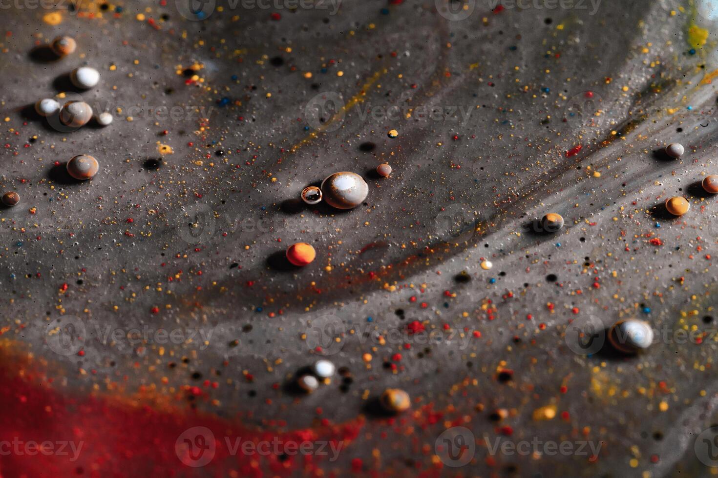 Abstract photography of bubbles. Macro world, macro space. photo