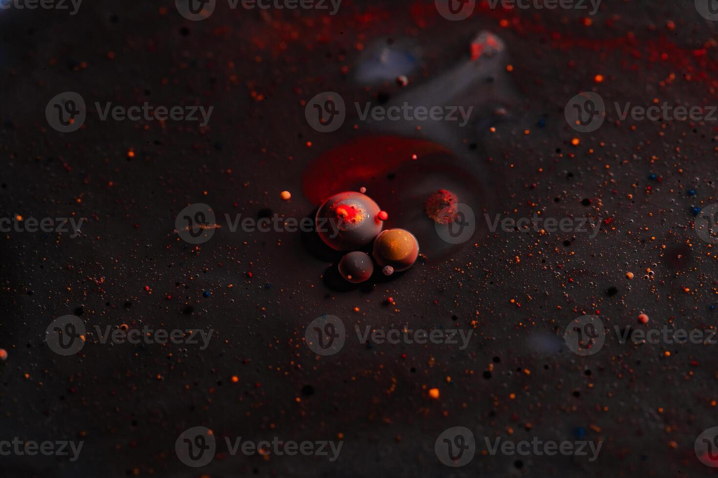 Abstract photography of bubbles. Macro world, macro space. photo
