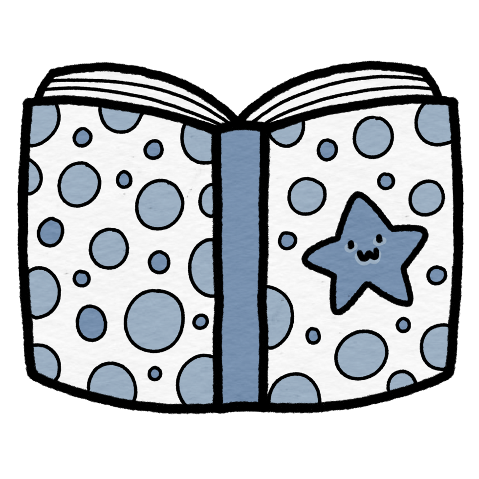Isolate element open book, reading and book sticker, icon, sign, tag, label, badge and more. png
