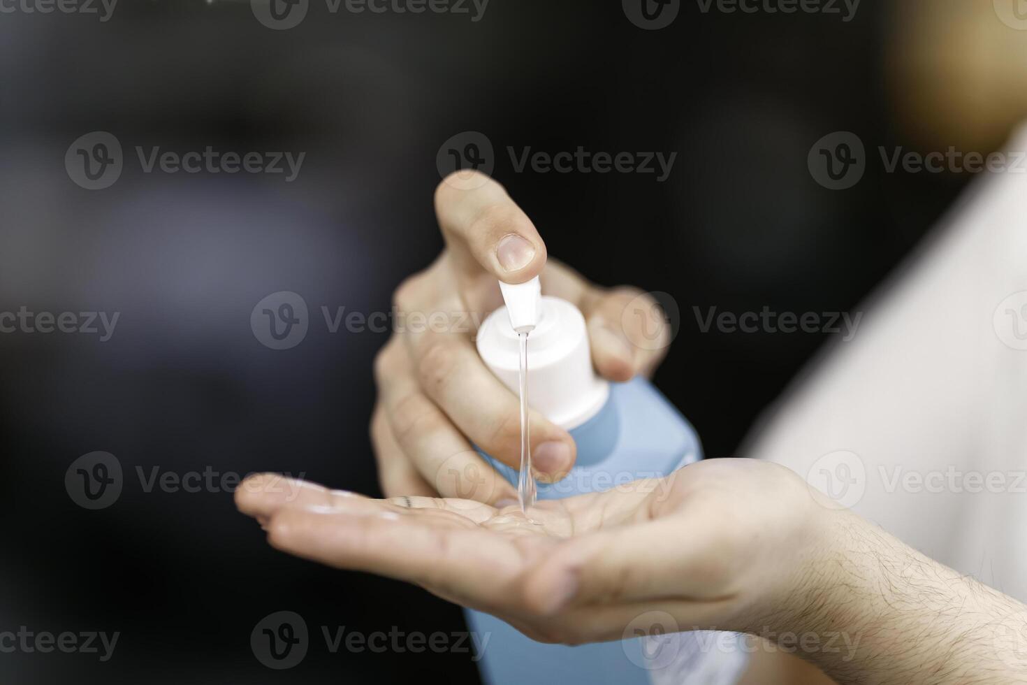 antiseptic for hands. Against the virus photo