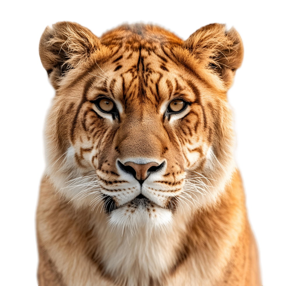 Unique Liger Illustration Highlighting Its Strength png