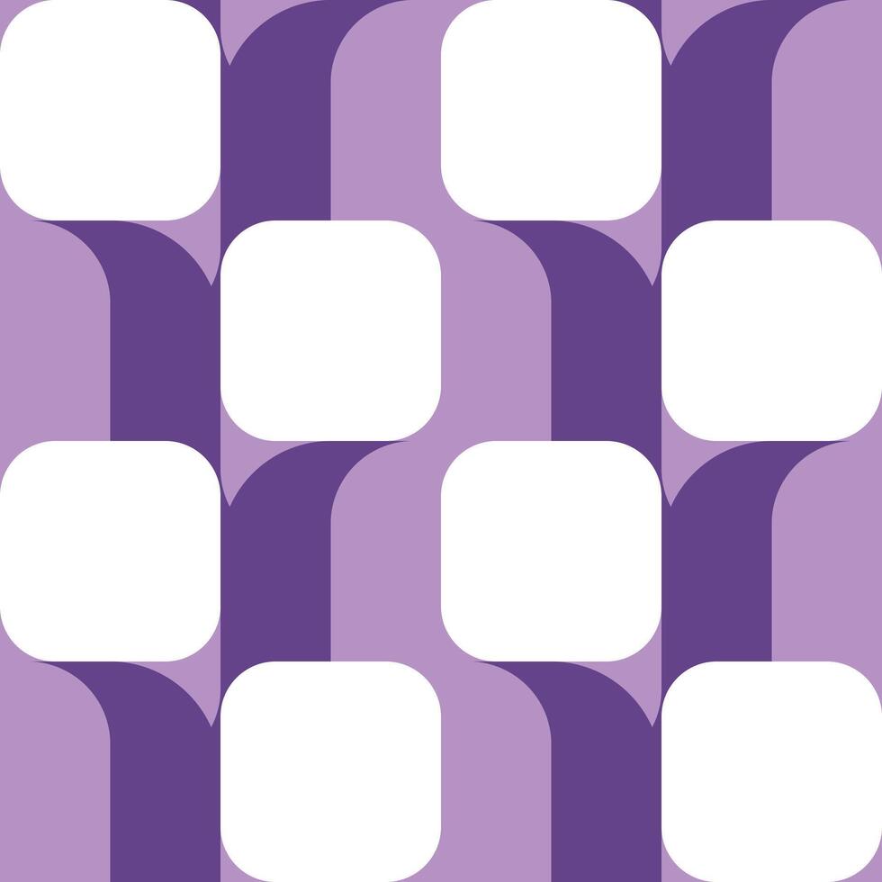 A purple and white pattern with squares vector