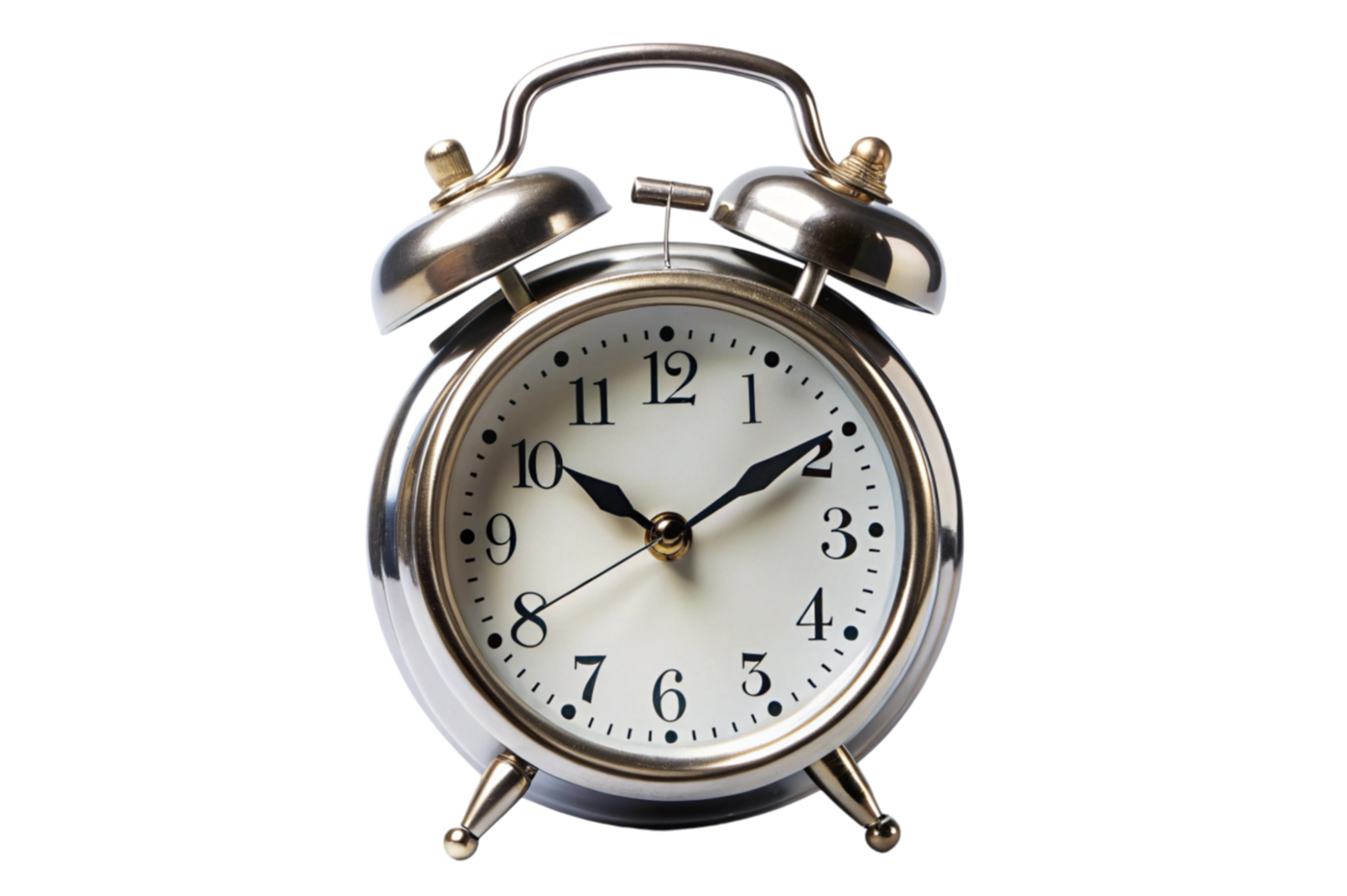 Metal clock adds style to decor png