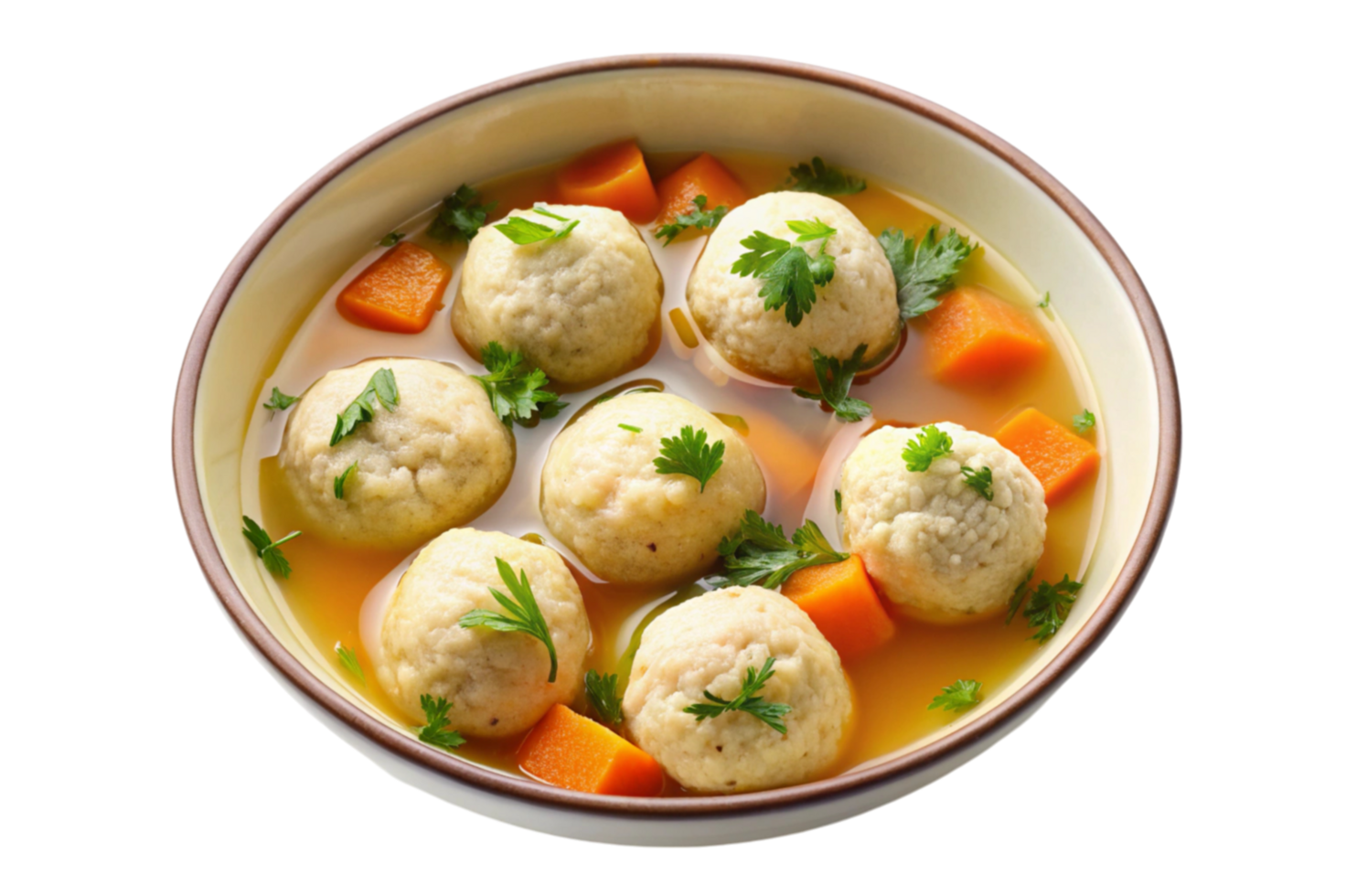 Matzo ball soup warms the soul png