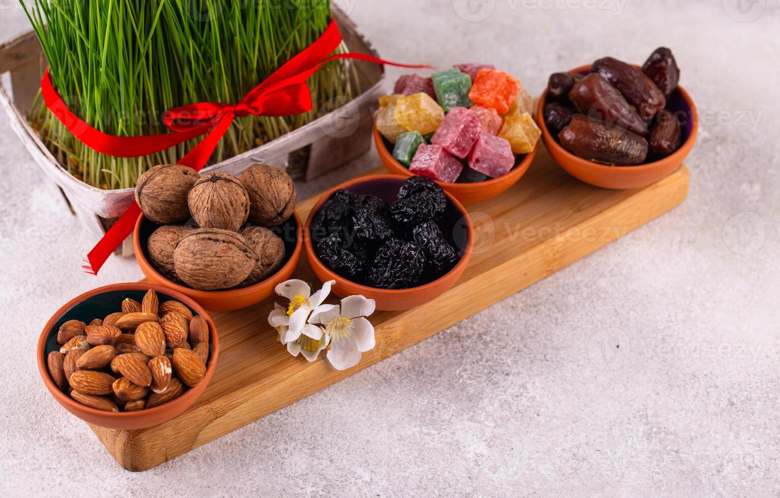 Traditional Azerbaijan spring holiday Novruz concept photo