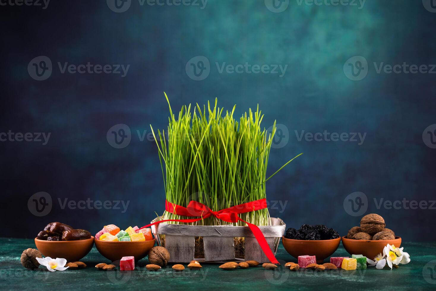 Traditional Azerbaijan spring holiday Novruz concept photo