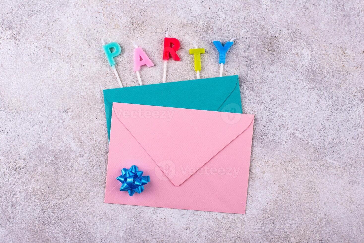 Birthday party celebration concept with papaer hat photo