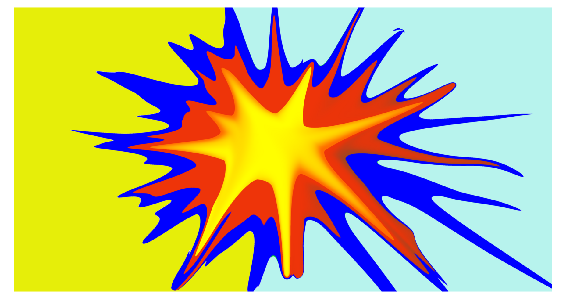 Colorful Explosion Abstract Art png