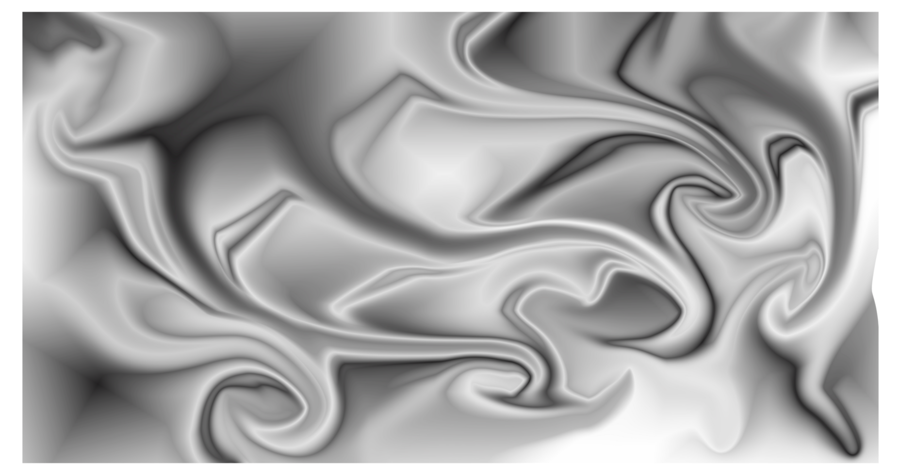 Abstract Black and White Swirl Texture With Fluid Marble Effect png