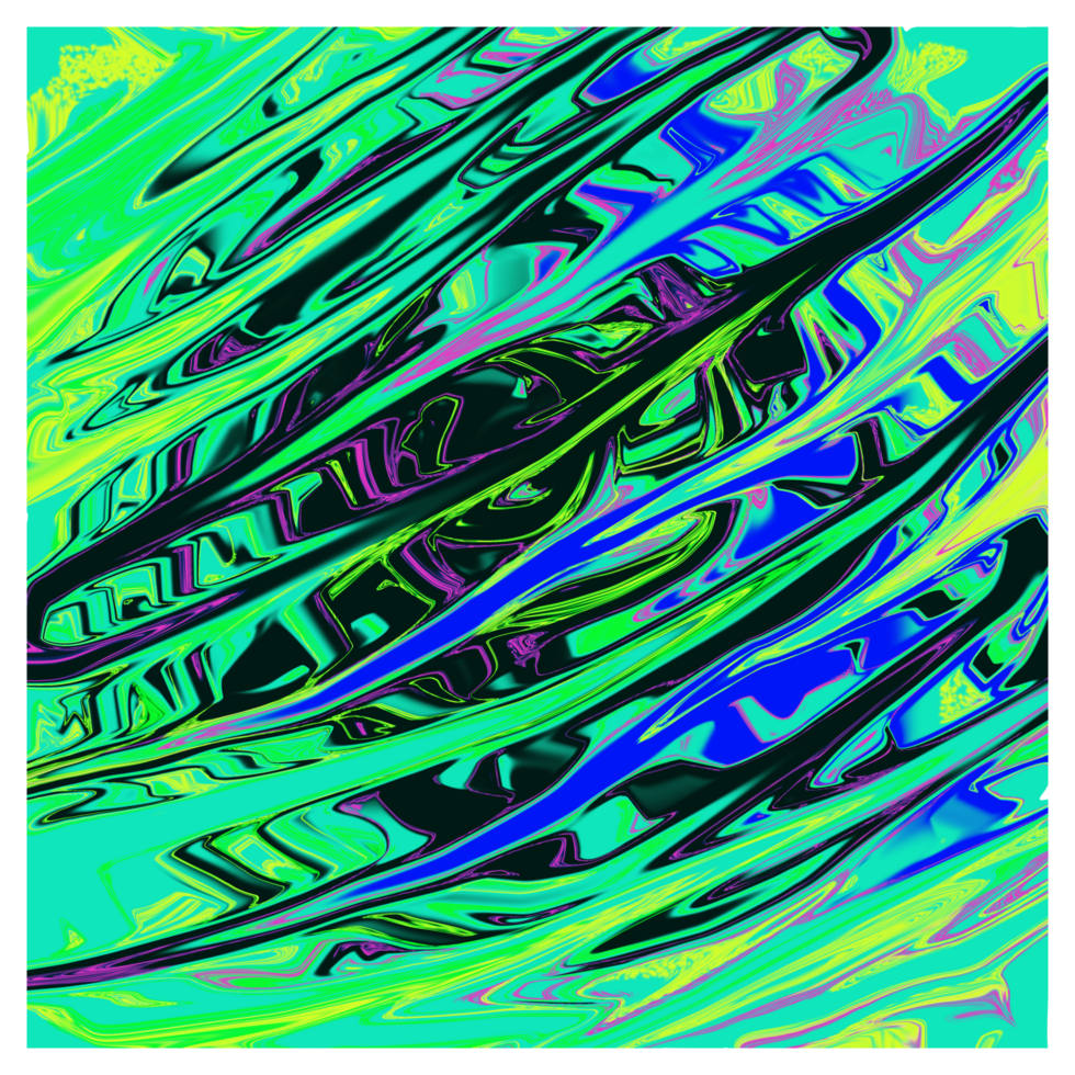 Abstract Fluid Paint Pattern with Vibrant Colors png