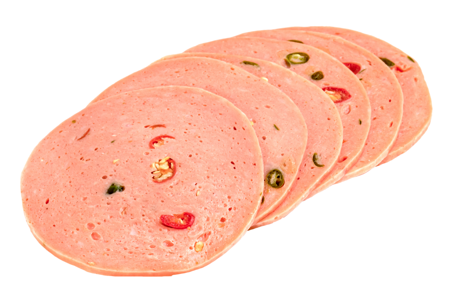 bologna sliced isolated. png