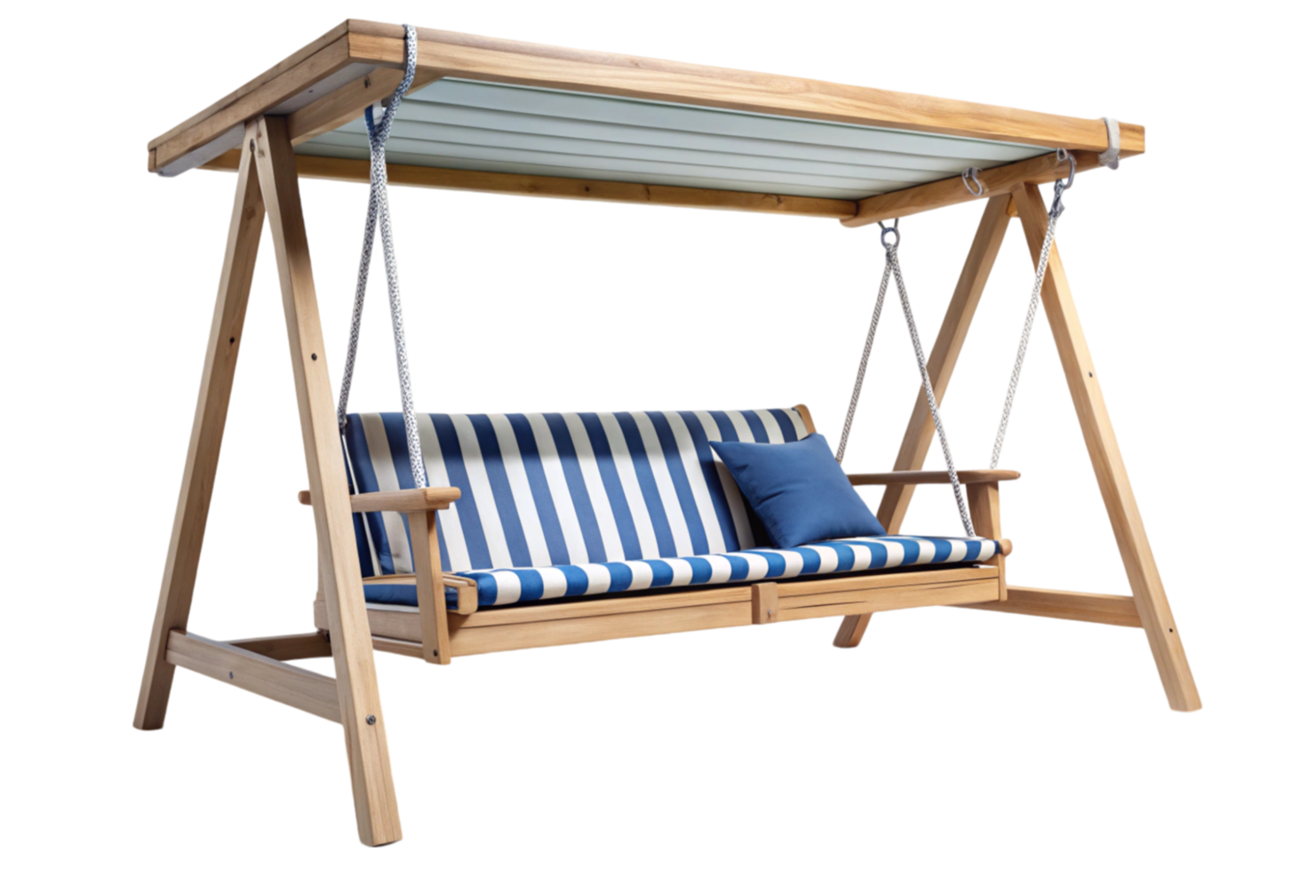 Seaside swing seat for relaxing views png