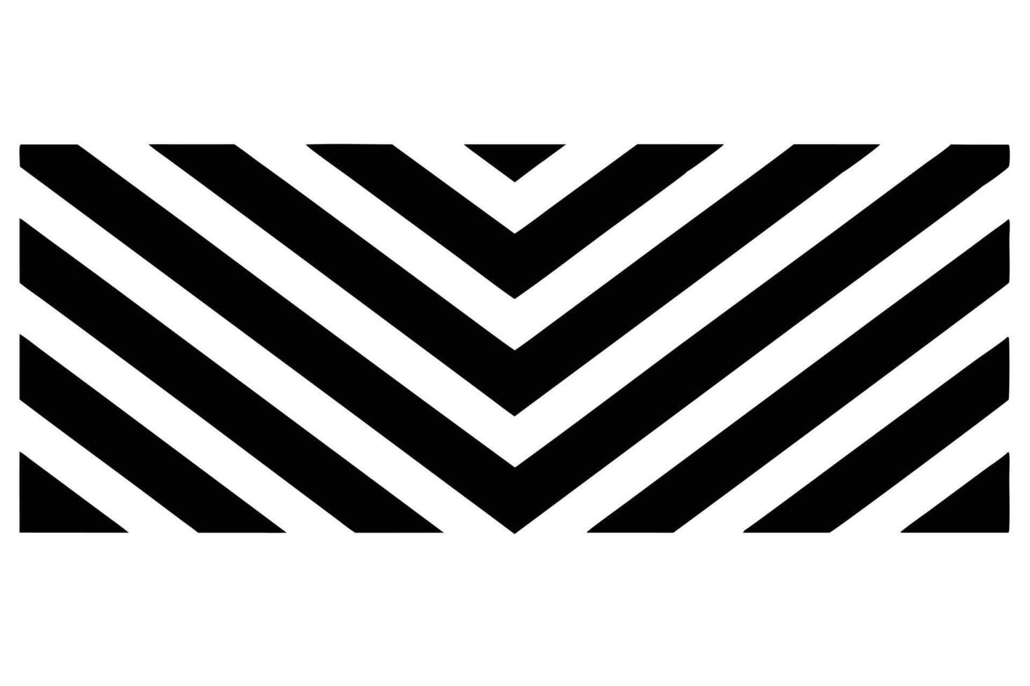 Abstract Black and White Diagonal Stripes Pattern vector