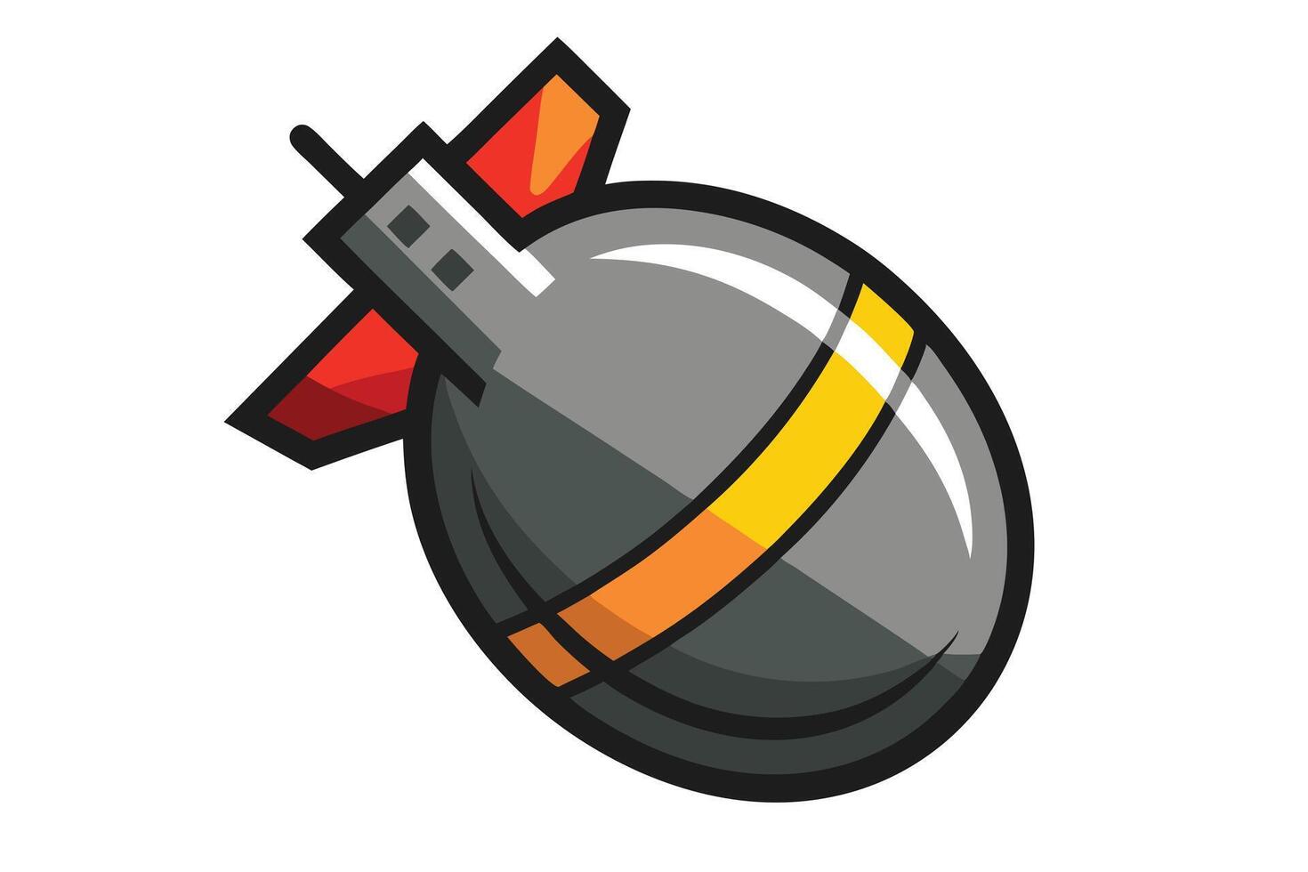 Cartoon Bomb Graphic for Game or App vector