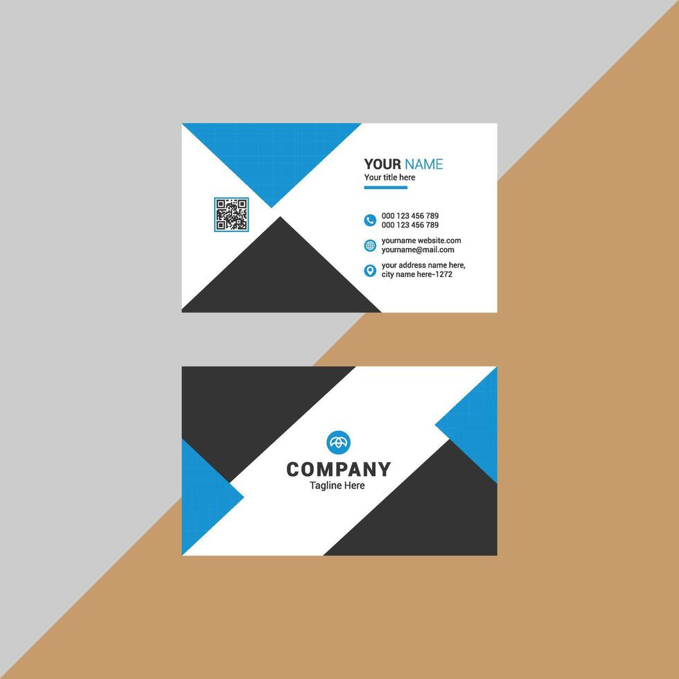 creative modern business card template vector
