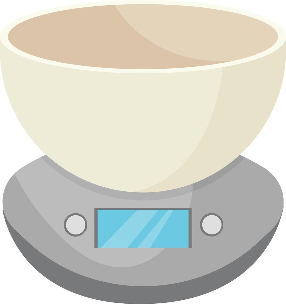 Digital Kitchen Scale vector