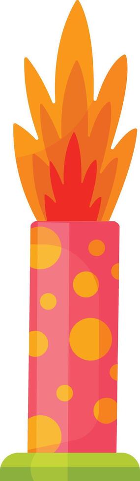 Tall Firework Fountain vector