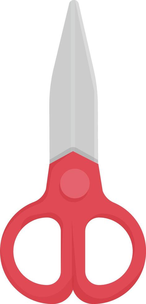 Red Sewing Scissors vector