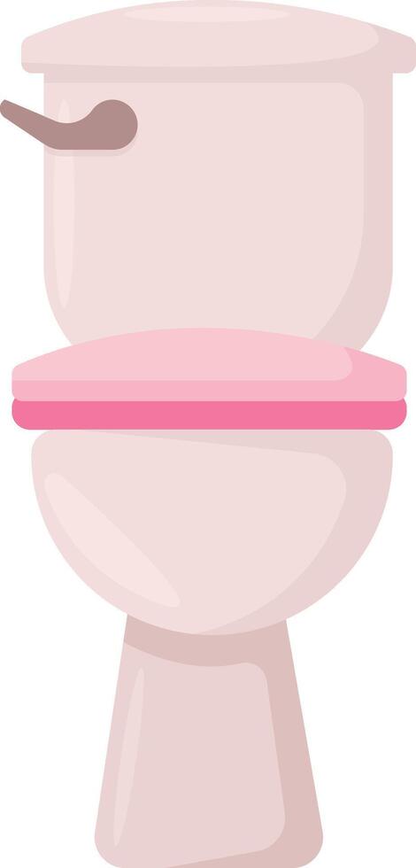 Toilet with Water Tank vector