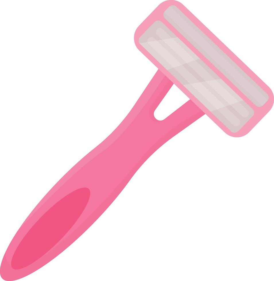 Pink Razor for Shaving vector