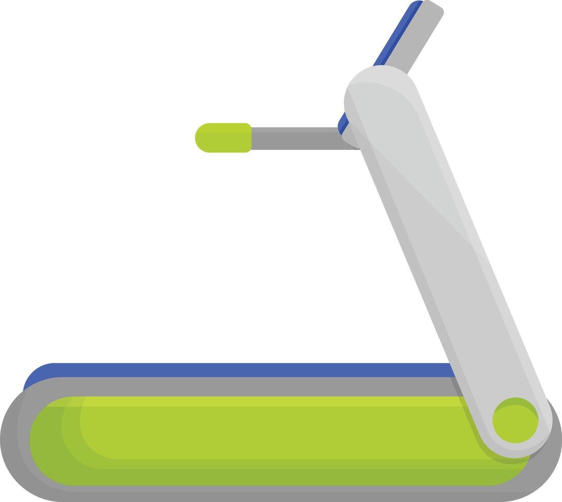 Exercise Treadmill for Cardio Workout vector