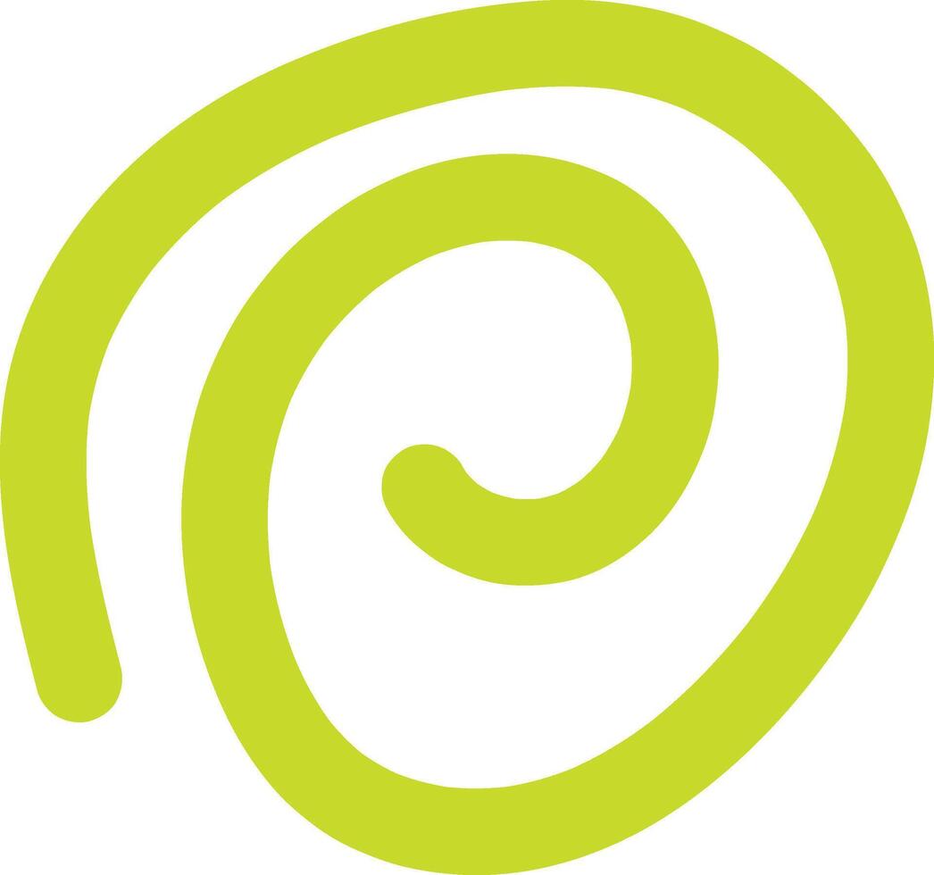 Green Swirl Spiral vector