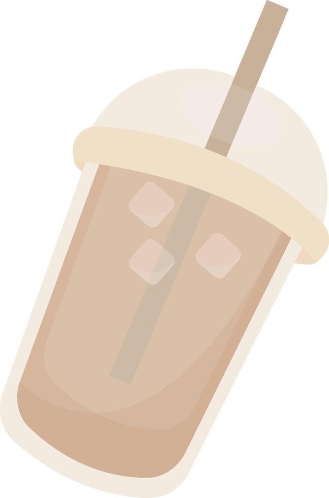 Iced Coffee Frappe vector