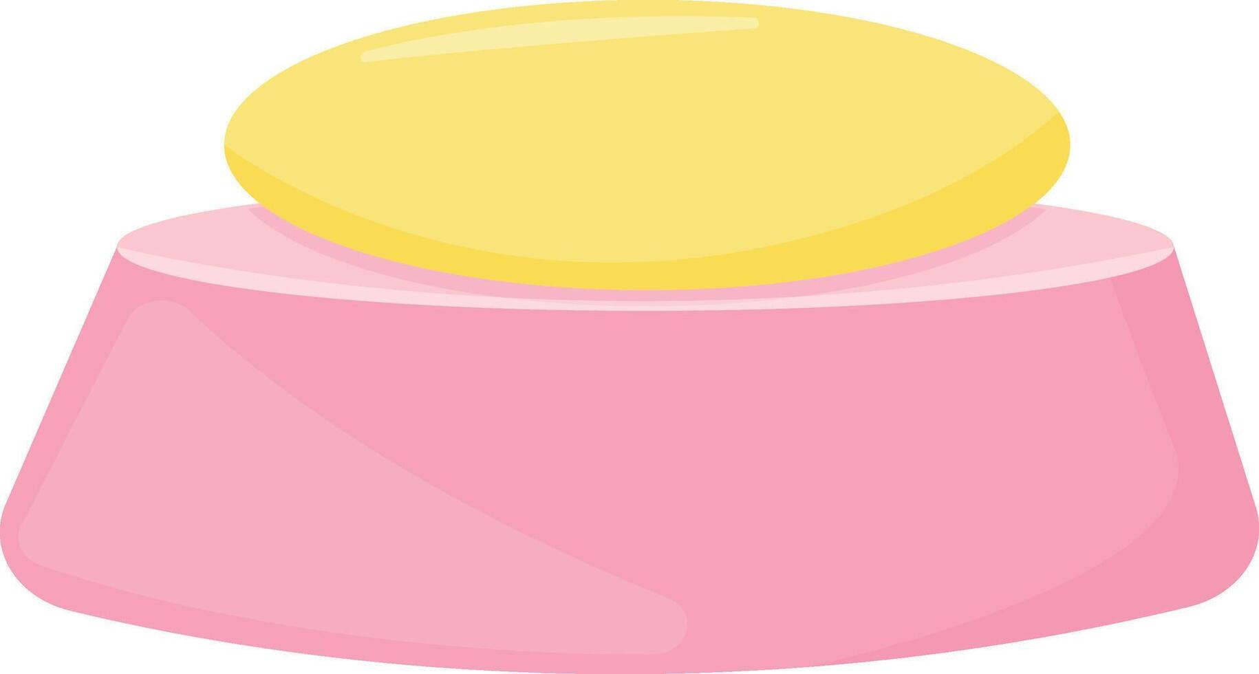 Pink Bathtub with Soap vector