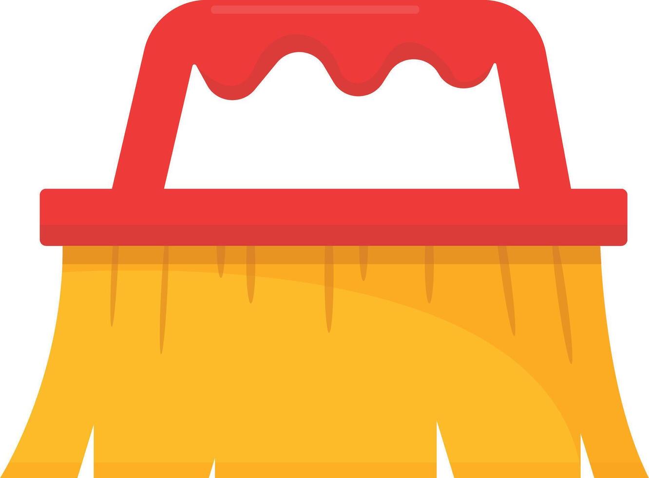 Scrub Brush with Soap Foam vector
