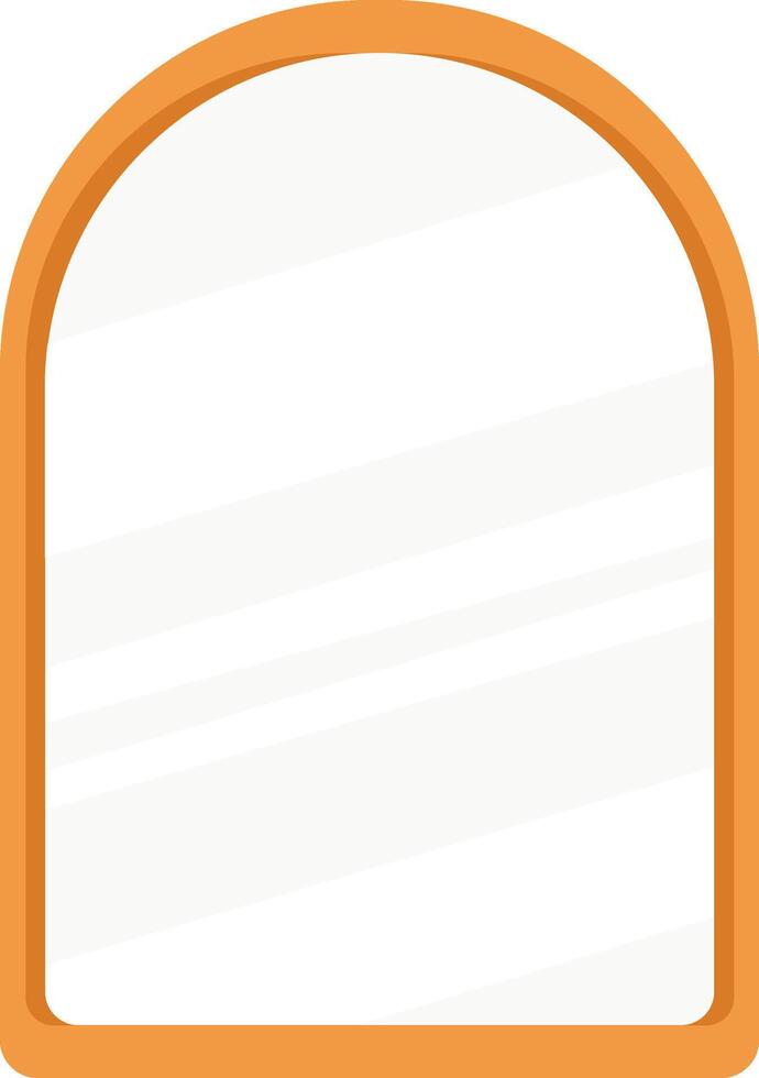 Wall Mounted Oval Mirror vector