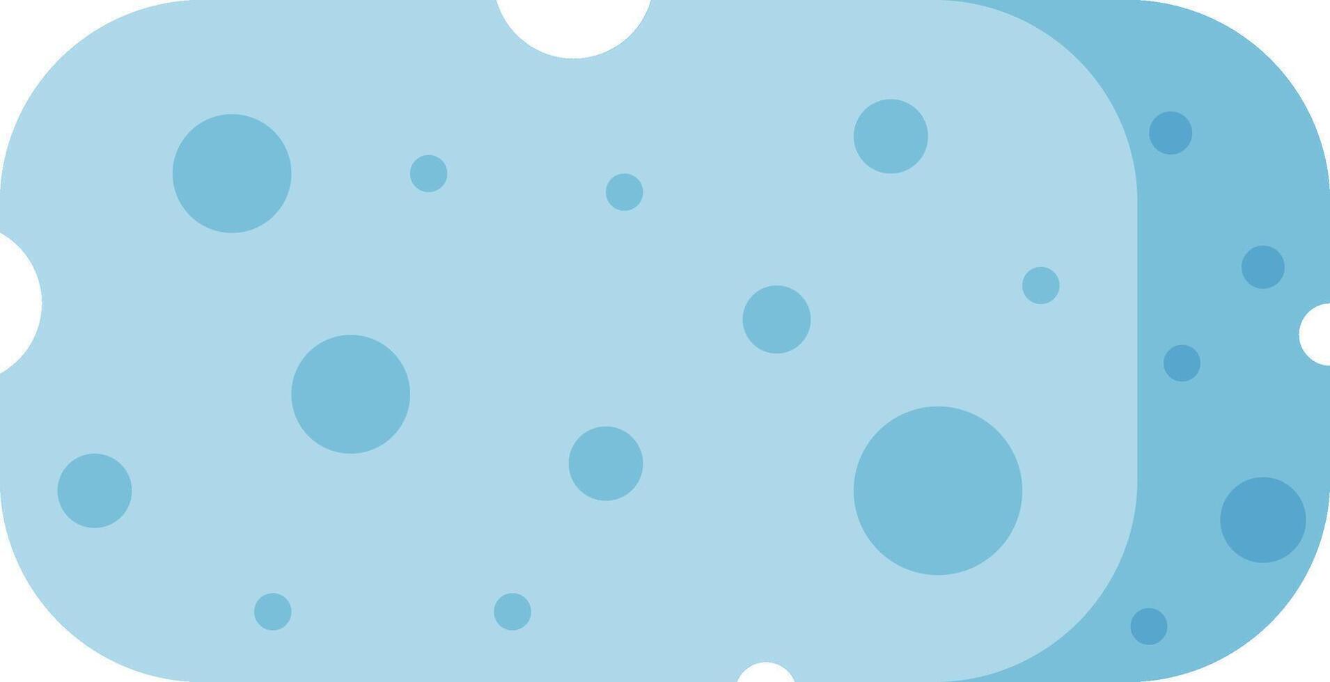 Scrubbing Sponge for Kitchen Cleaning vector