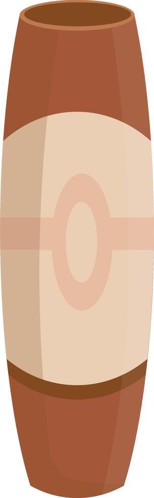 Brown Cigar with Band vector