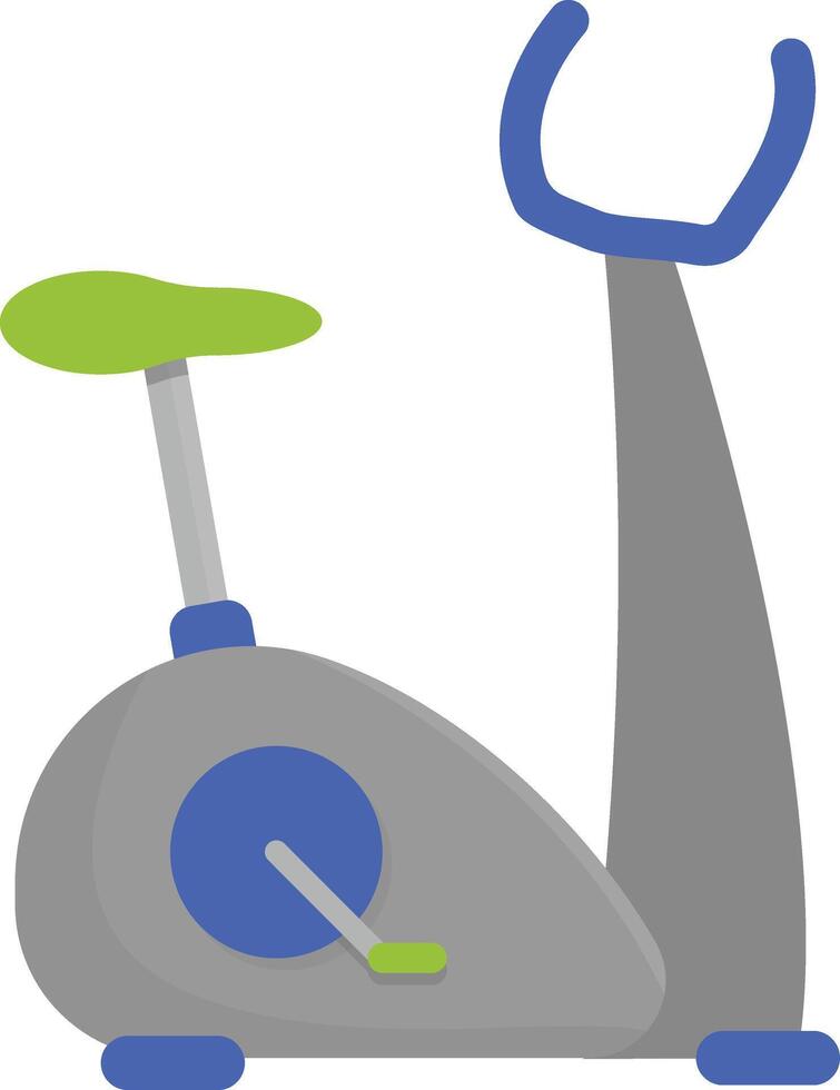 Compact Stationary Exercise Bike vector