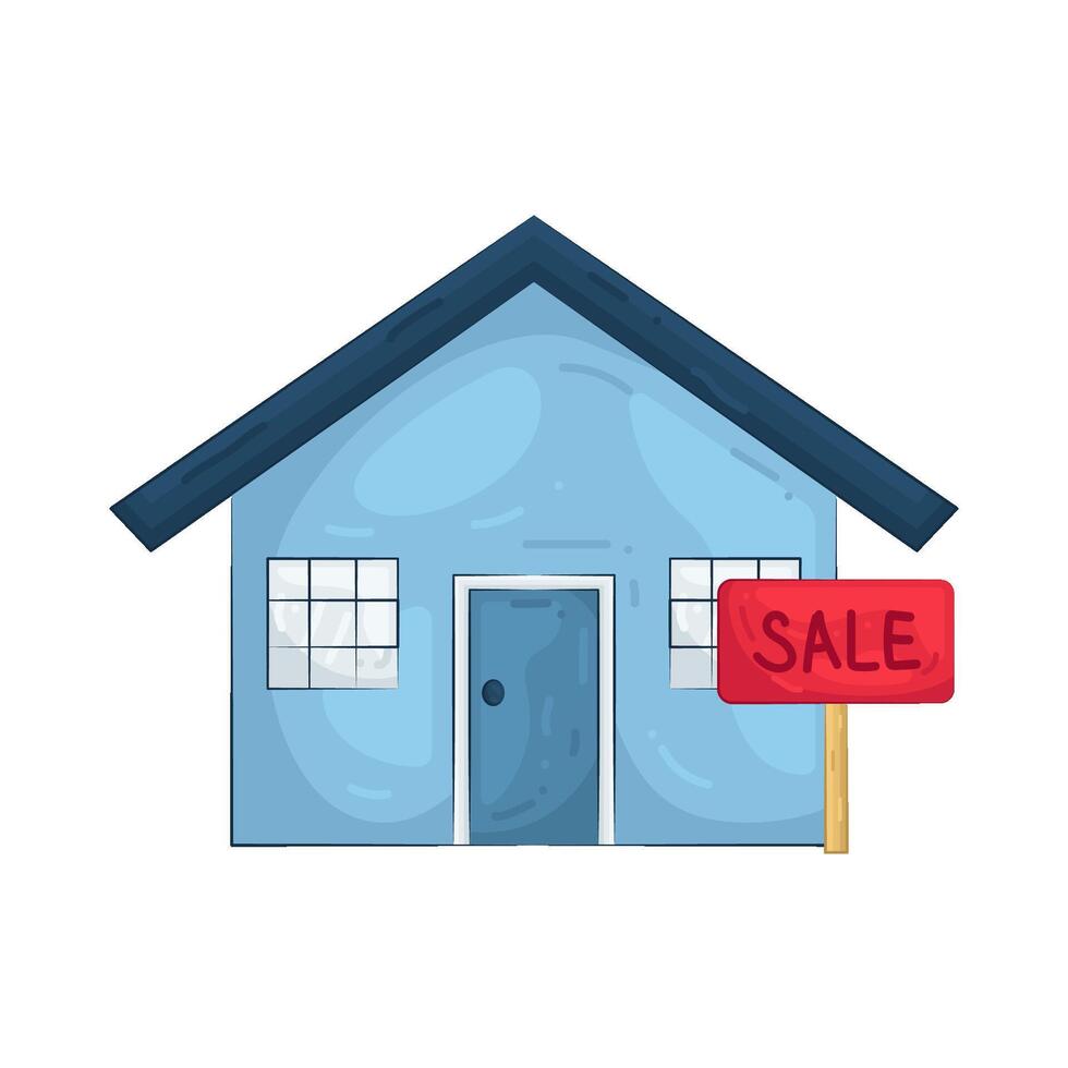 Illustration of Selling House vector