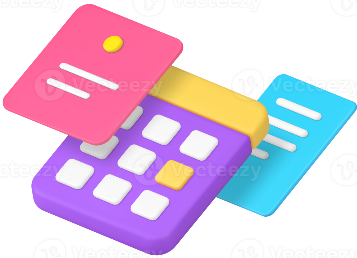 Calendar reminder deadline urgency data with notes 3d icon png
