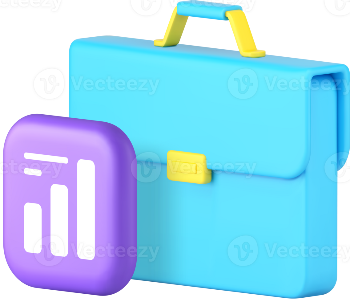 Business productivity analyzing statistical planning 3d icon png