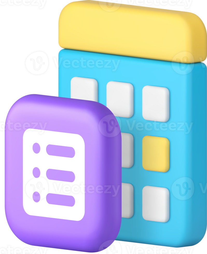 Time management planning efficiency and productivity 3d icon png