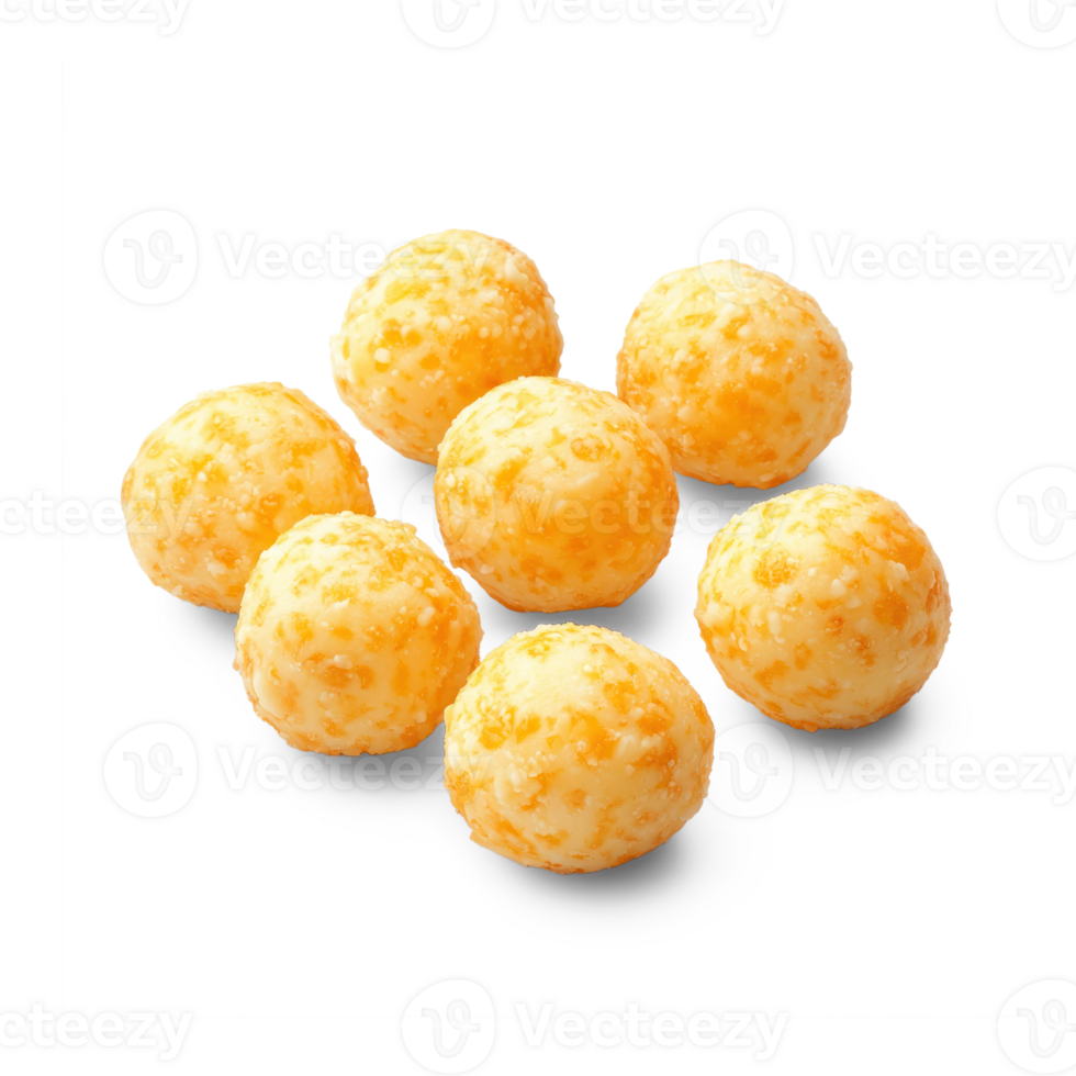 ,Cheese Balls isolate on transparent background, png