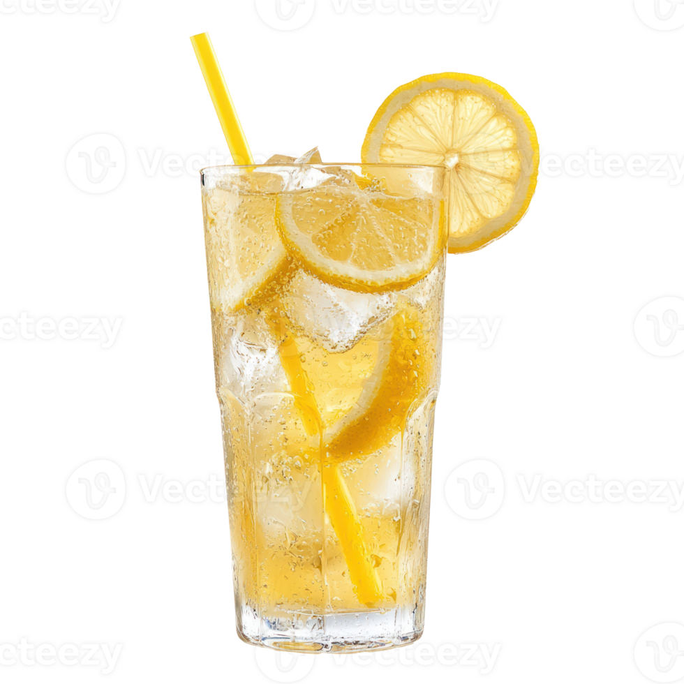 Lemon Soda ,isolate on transparent background png