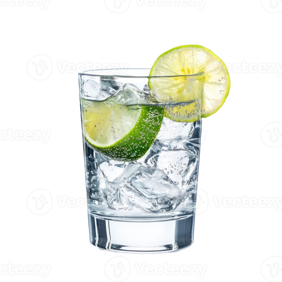Gin isolate ,on transparent , background png