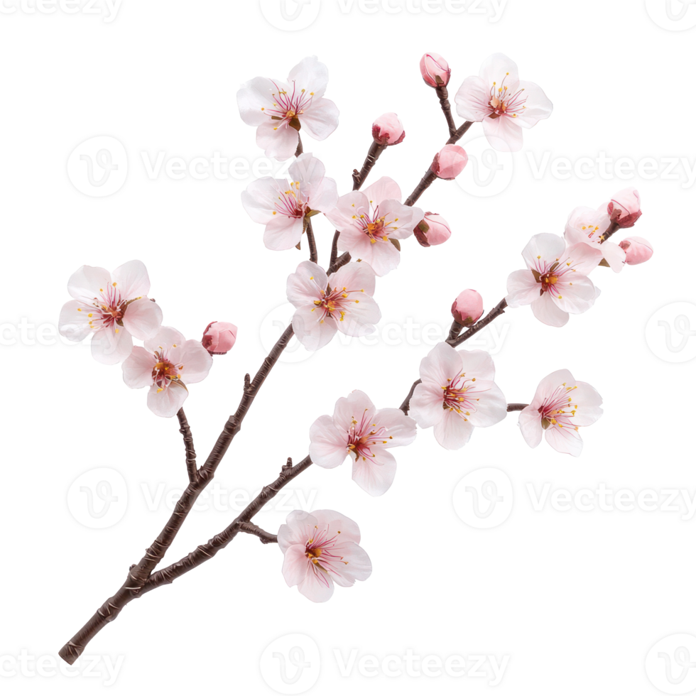 Cherry Blossom isolate on transparent background png