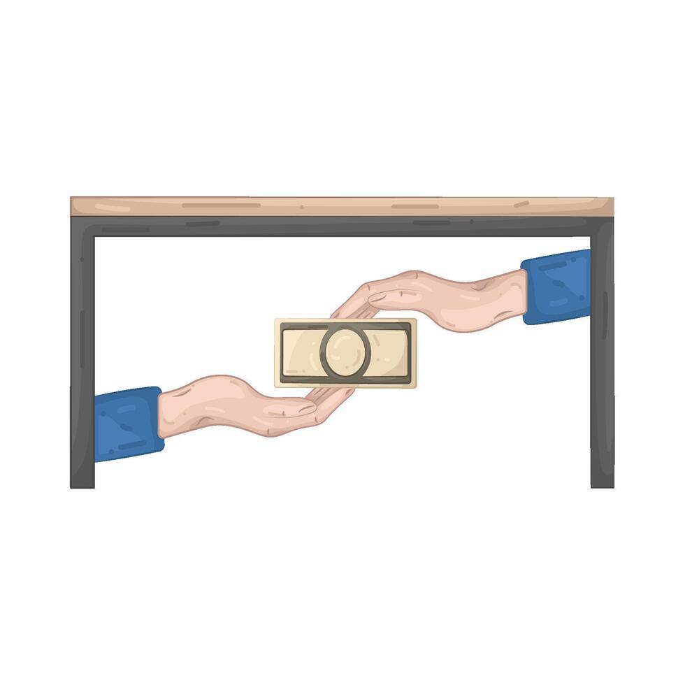Under Table Payment vector
