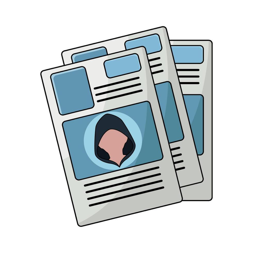 illustration of fraud vector