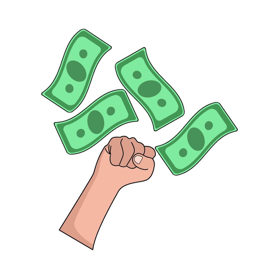 illustration of Embezzlement vector