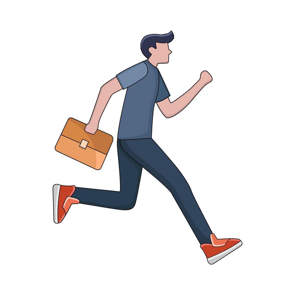 illustration of Job Hopping vector