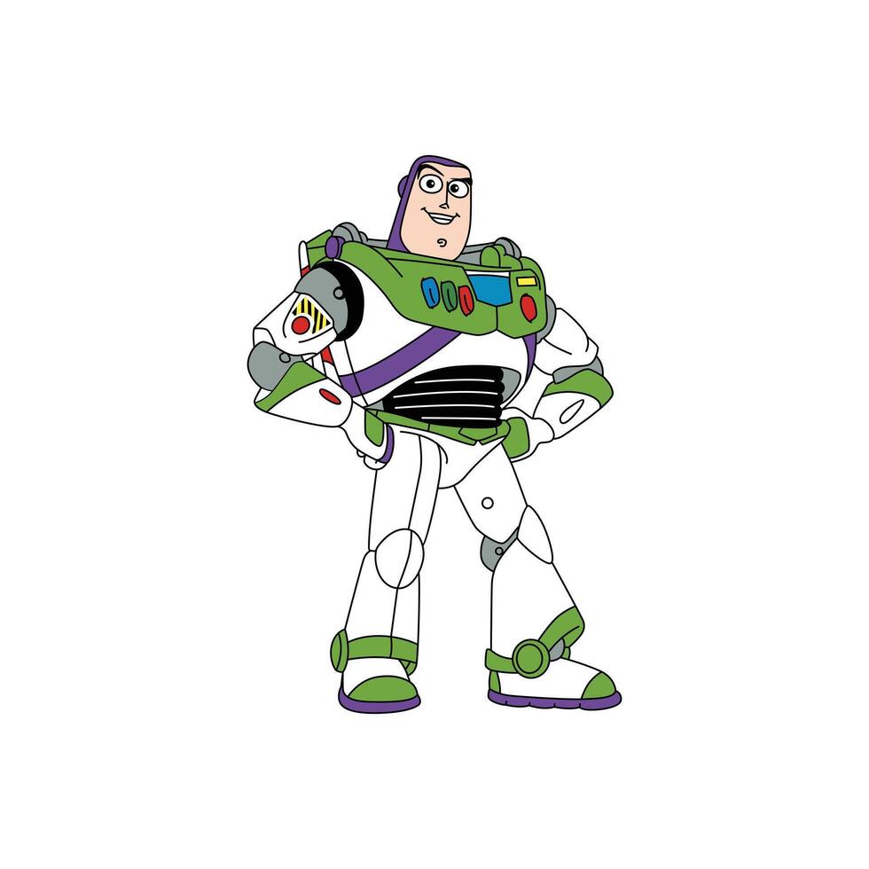 Buzz Astronaut Toys vector
