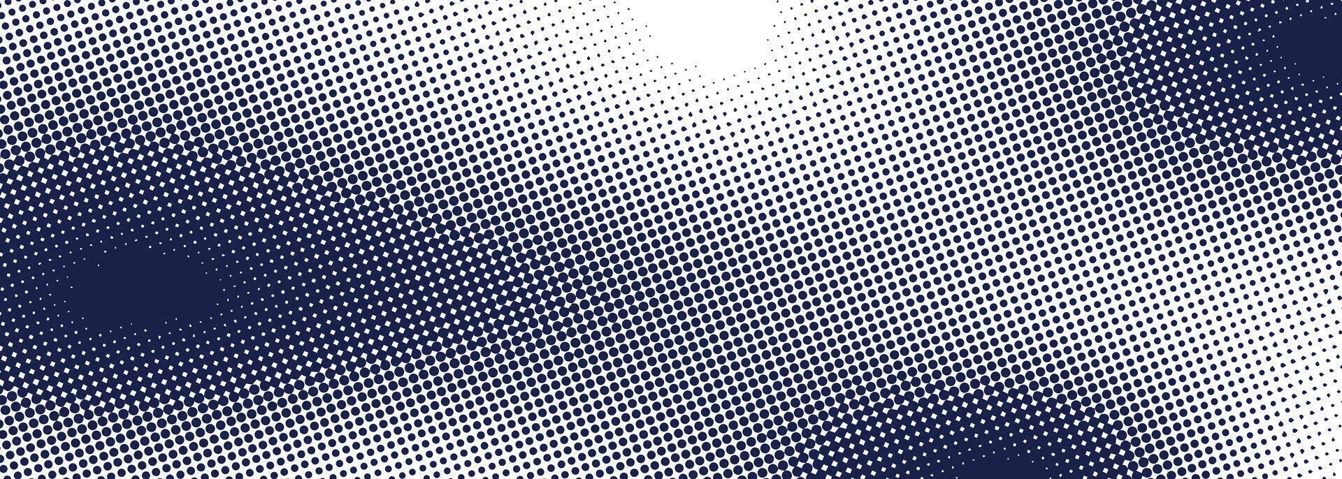 Black and white halftone dot pattern creating a classic halftone effect vector