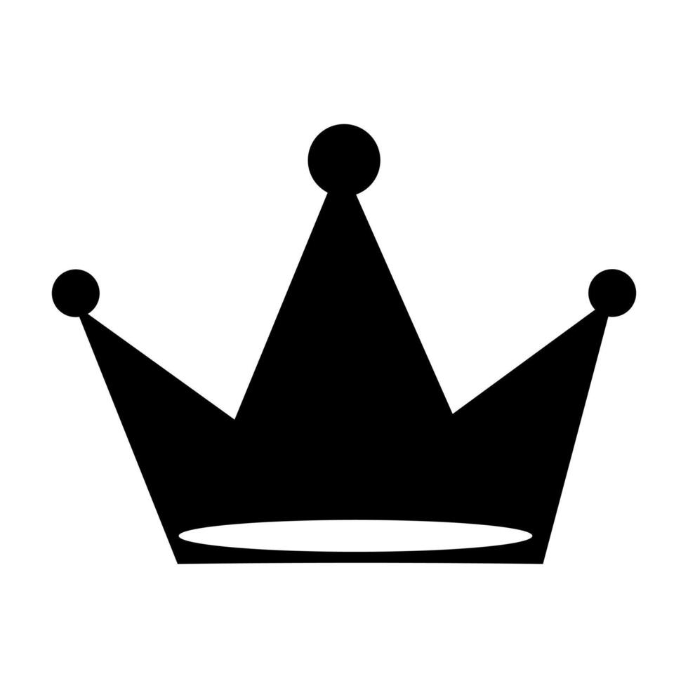 Golden crown illustration symbolizing royalty and wealth vector